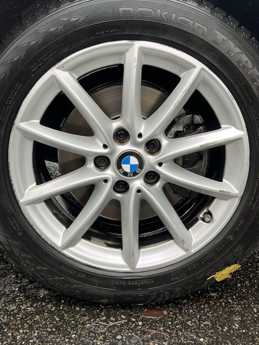 Après : jante BMW propre
